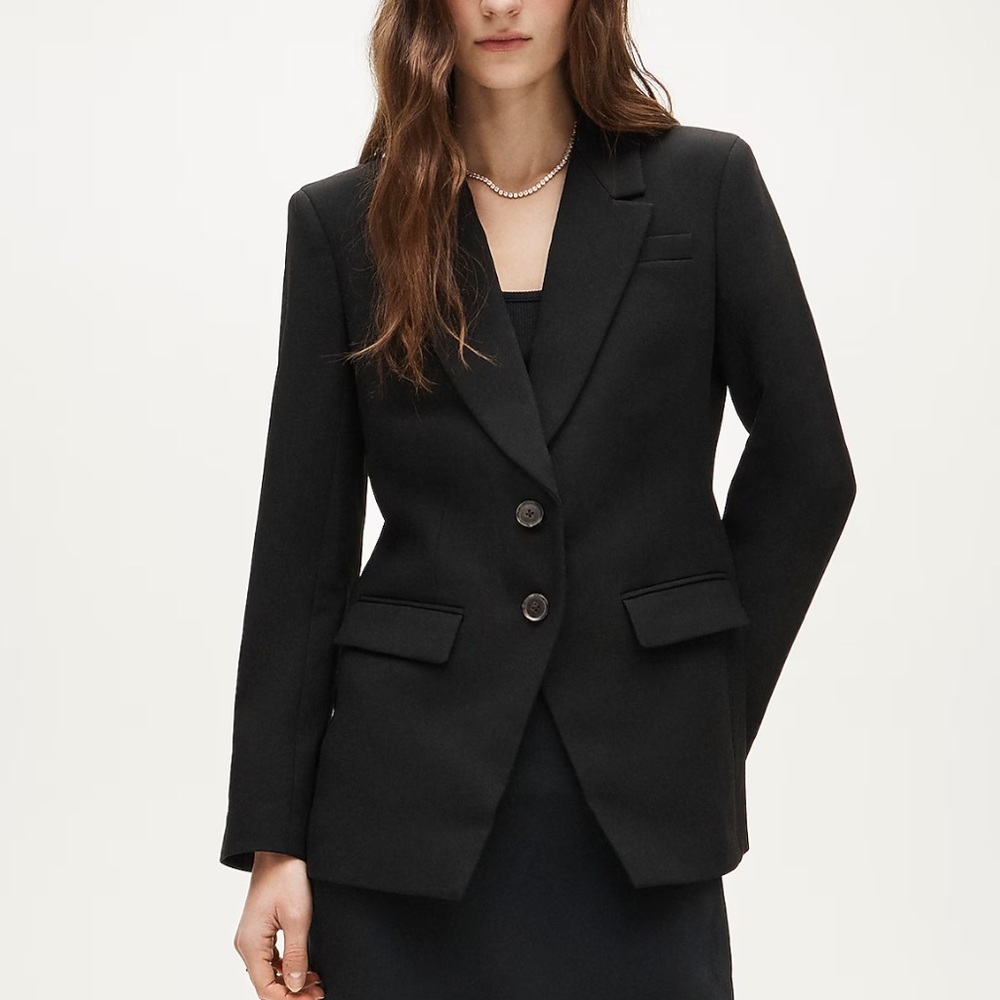 J crew black Madelyn blazer in four-season stretch